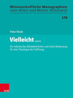 cover image of Vielleicht...